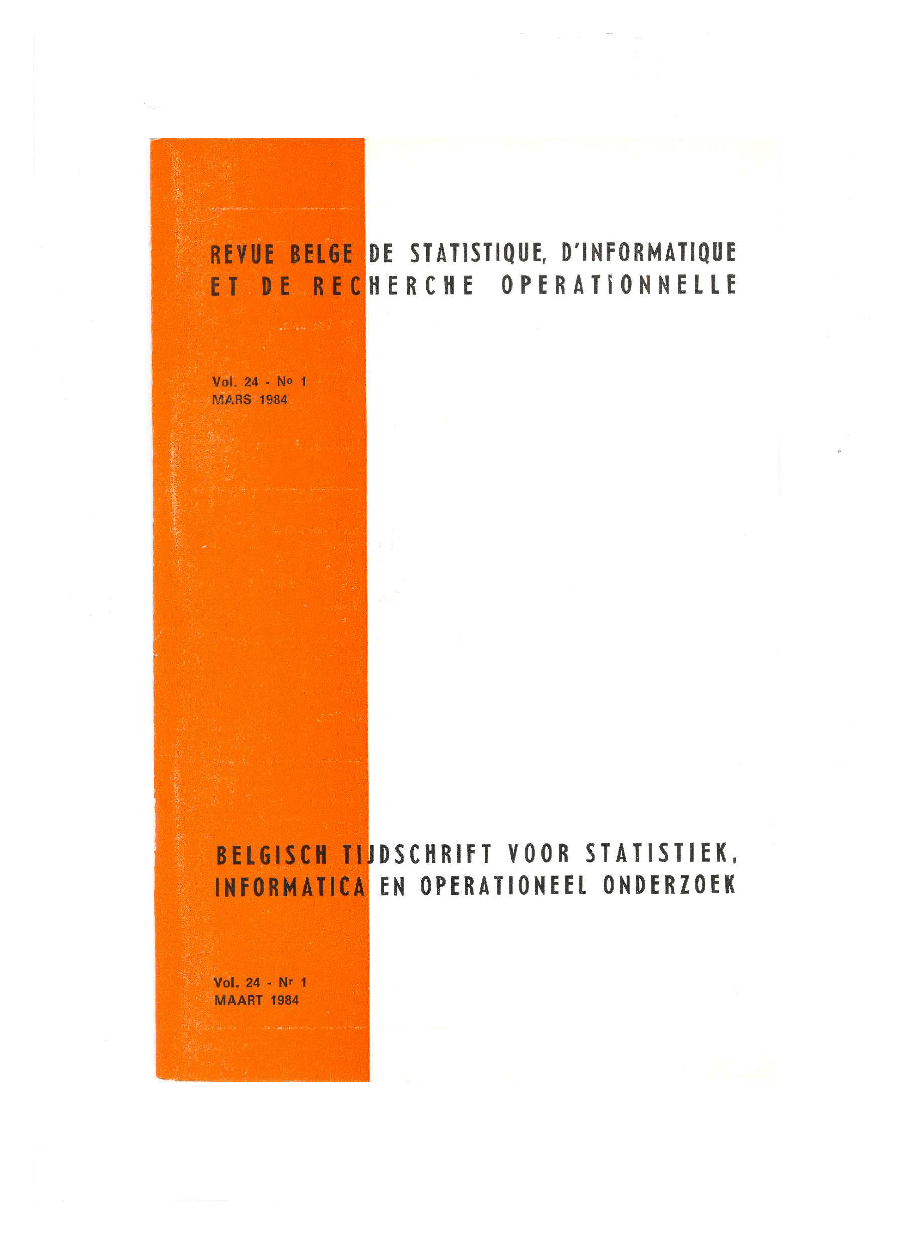 					View Vol. 24 No. 1 (1984)
				